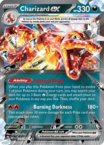 Charizard ex - 125/197 - NM