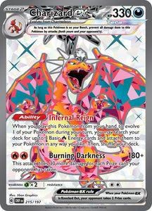 Charizard ex - 215/197 - NM