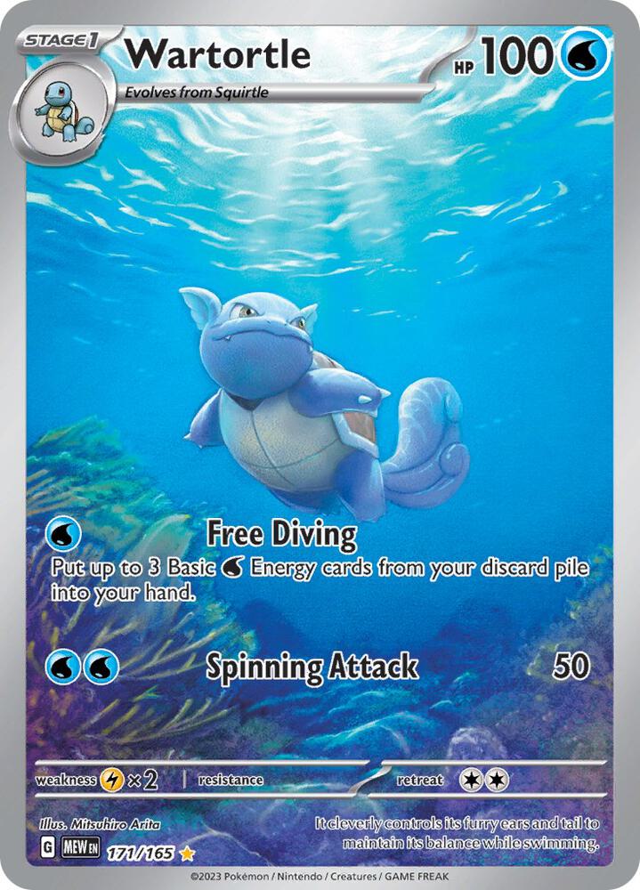Wartortle - 171/165 - NM