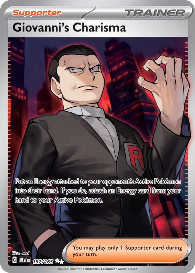 Giovanni's Charisma - 197/165 - NM