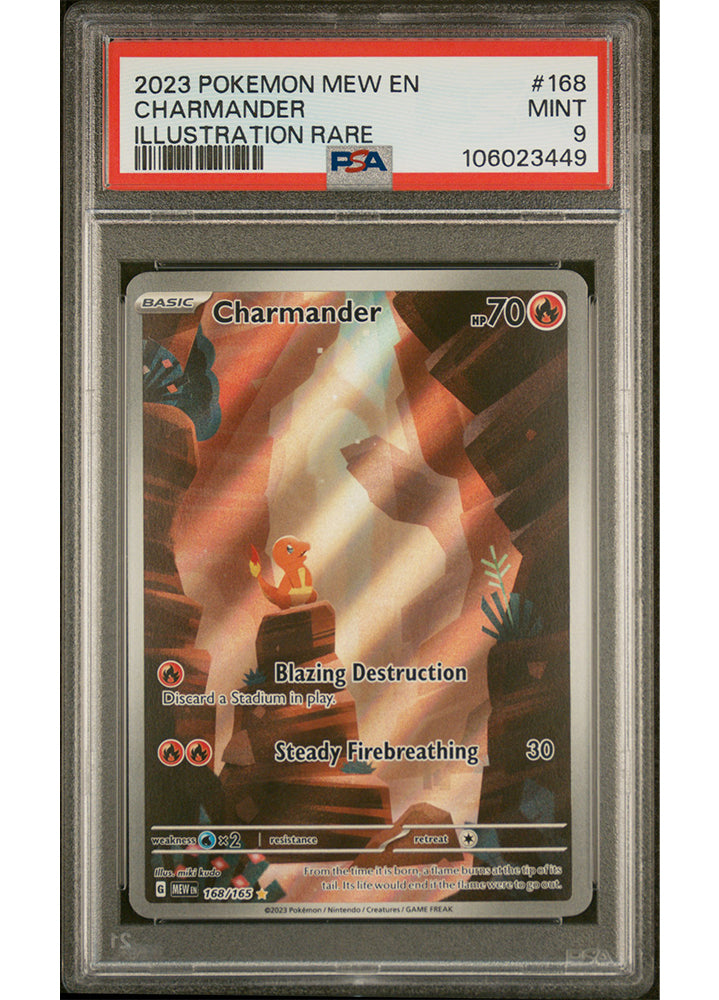 Charmander - 168/165 - PSA 9