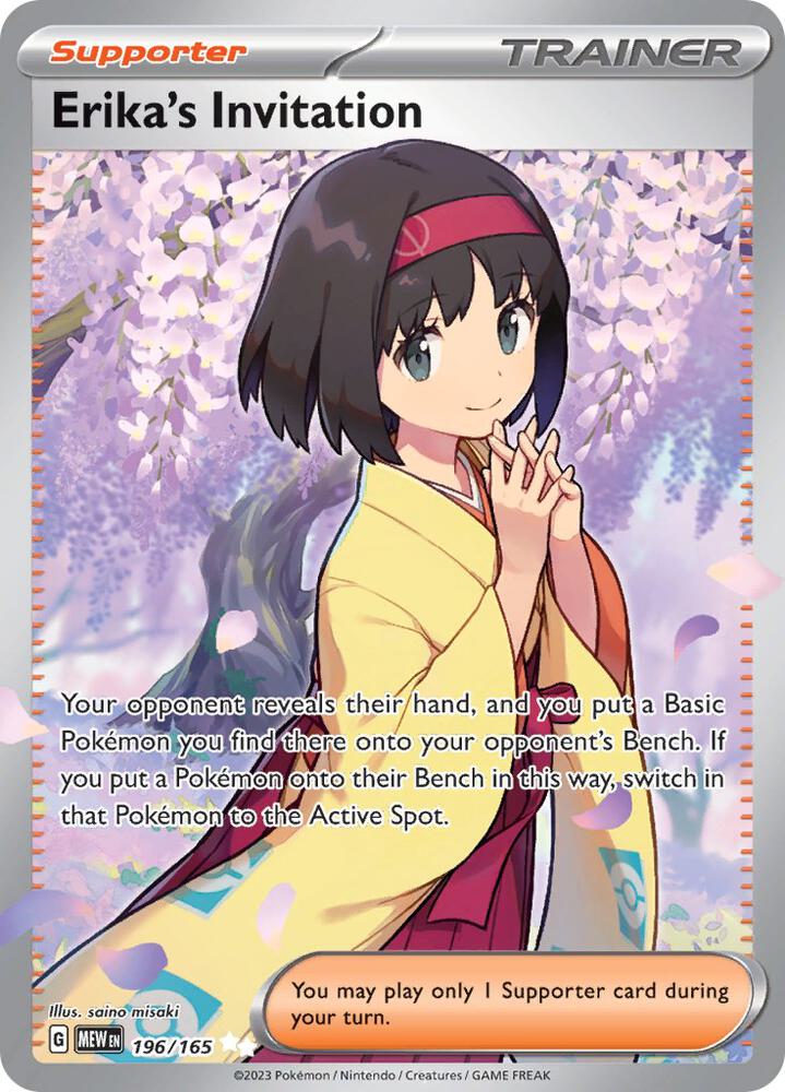 Erika's Invitation - 196/165 - NM