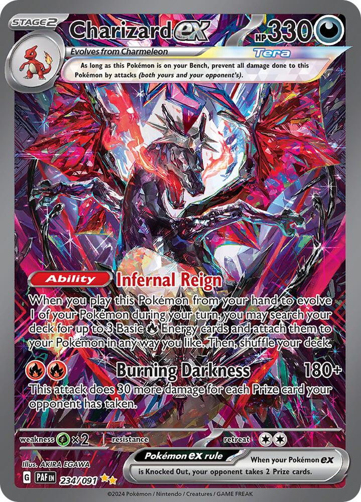 Charizard ex - 234/091 - NM