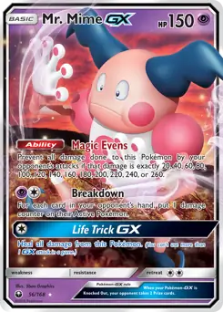 Mr. Mime GX - 56/168 - NM