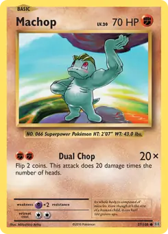 Machop - 57/108 - NM