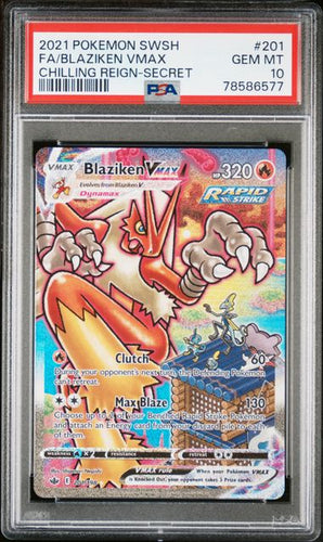 Blaziken VMAX - 201/198 - PSA 10