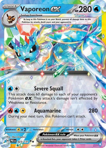 Vaporeon ex - 023/131 - NM