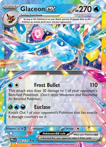 Glaceon ex - 026/131 - NM