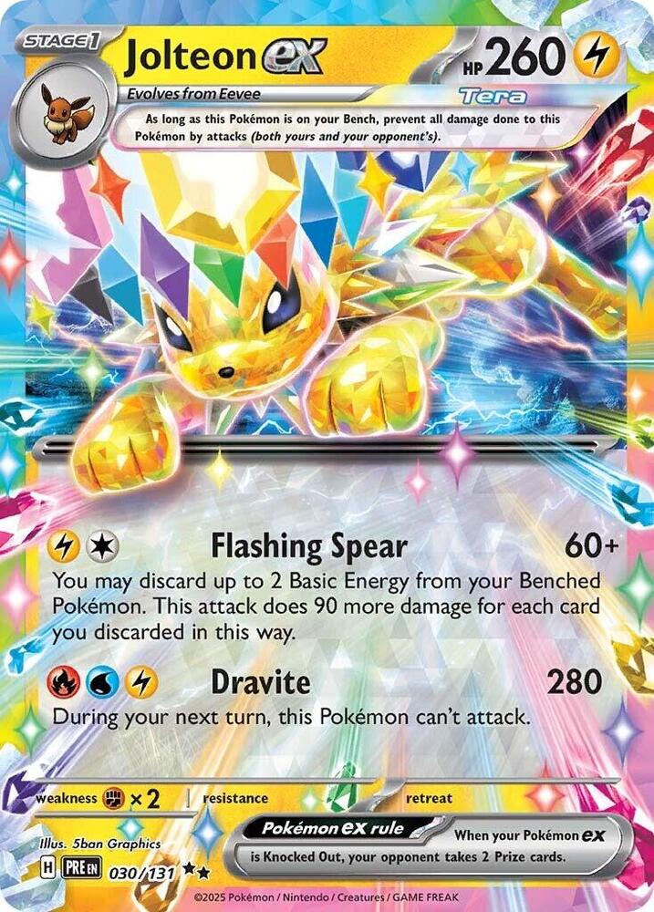 Jolteon ex - 030/131 - NM