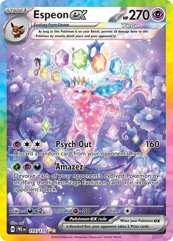 Espeon ex - 155/131 - NM