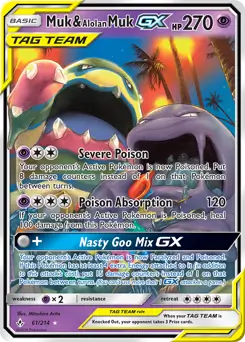 Muk & Alolan Muk GX - 61/214 - NM