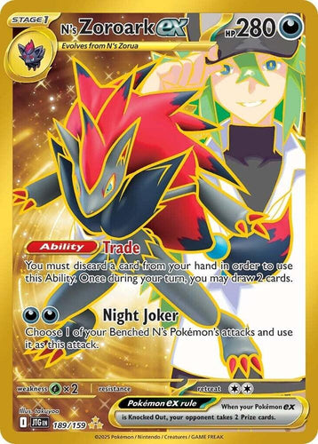 N's Zoroark ex - 189/159 - NM