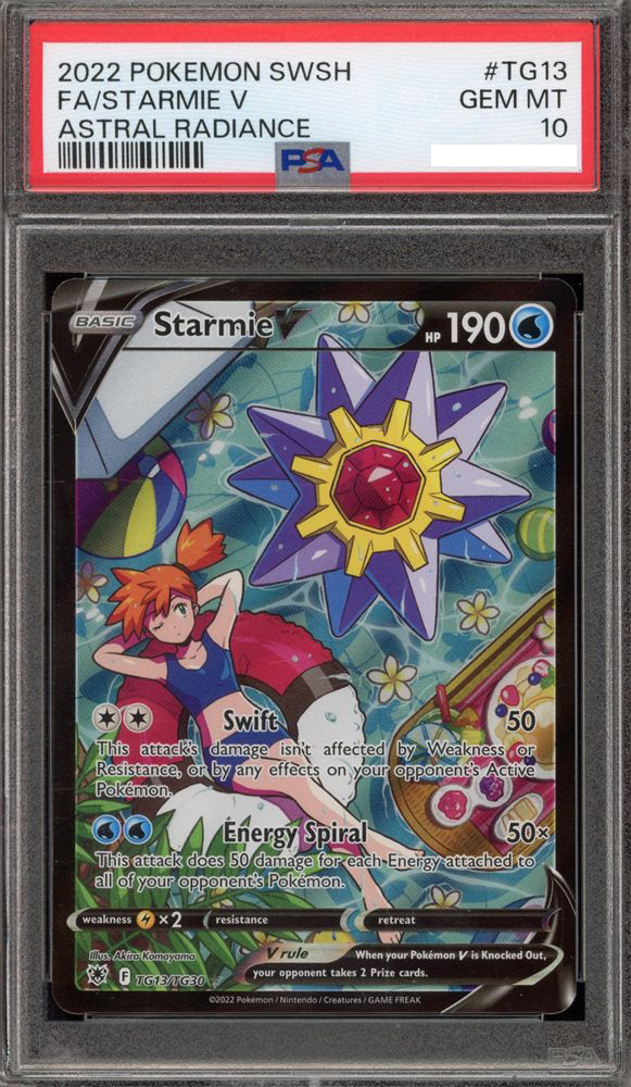 Starmie V - TG13/TG30 - PSA 10