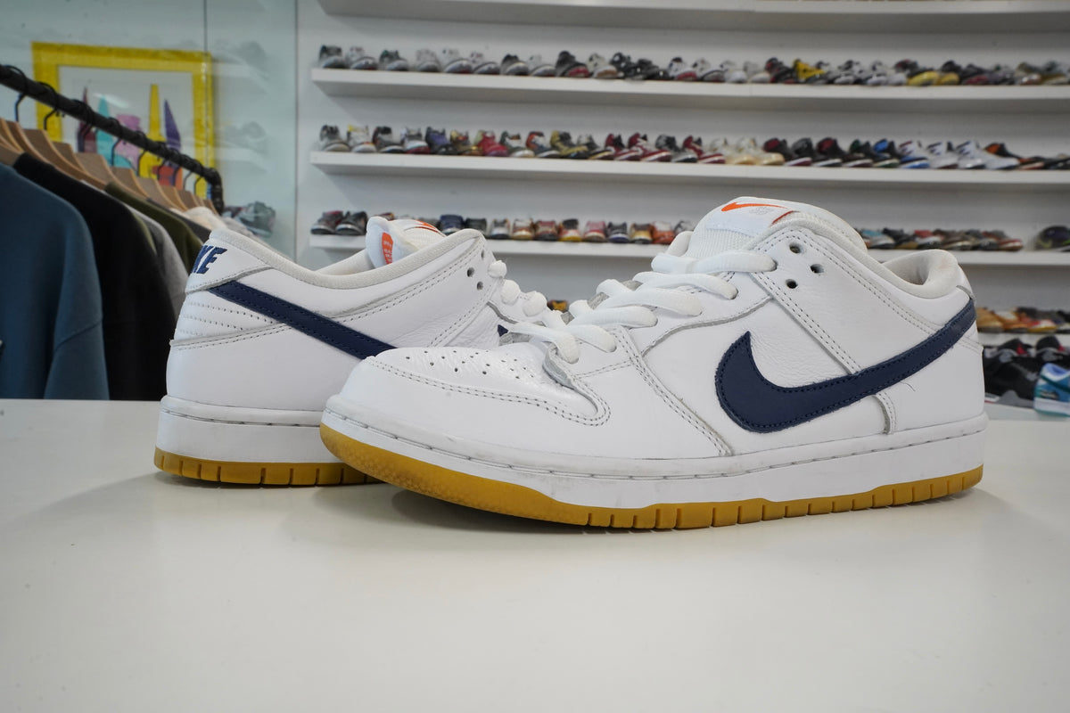 Nike Dunk Pro ISO SB Low Orange Label - White Navy for Sale