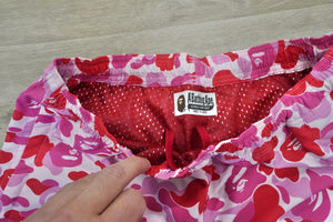 A Bathing Ape ABC Pink Camo Swim Shorts