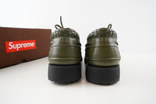 Load image into Gallery viewer, Supreme x Timberland Woven Leather 3-Eye Lug Olive