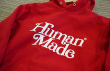 Load image into Gallery viewer, Human Made Logo Hoodie (Red)