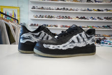 Load image into Gallery viewer, Nike Air Force 1 Low Black Skeleton Halloween