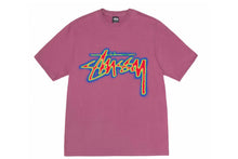 Load image into Gallery viewer, Stussy Thermal Stock T-Shirt (Berry)