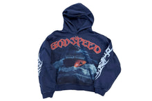 Load image into Gallery viewer, Godspeed Seasick Hoodie Navy (#28 of 444)