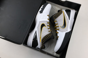 Nike Kobe 4 Protro White Black Del Sol
