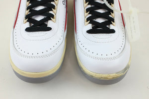 Air Jordan 2 Retro Low SP Off-White White Red