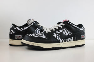 Nike SB Dunk Low Quartersnacks Zebra