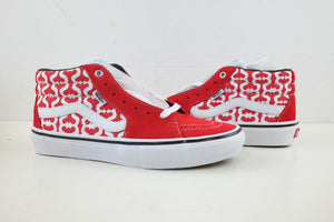 Vans Skate Grosso Mid Supreme Monogram S Logo Red