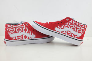 Vans Skate Grosso Mid Supreme Monogram S Logo Red