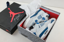 Load image into Gallery viewer, Air Jordan 4 Retro Military Blue (GS)