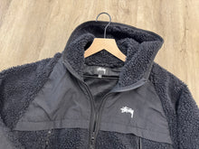 Load image into Gallery viewer, Stussy Sherpa Paneled Hooded Jacket