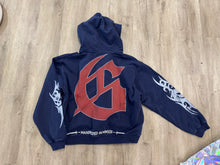 Load image into Gallery viewer, Godspeed Seasick Hoodie Navy (#28 of 444)