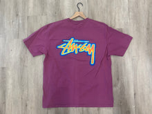 Load image into Gallery viewer, Stussy Thermal Stock T-Shirt (Berry)