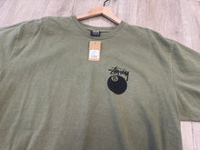 Load image into Gallery viewer, Stussy 8 Ball Pigment Dyed Tee Olive