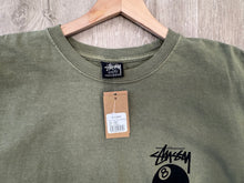 Load image into Gallery viewer, Stussy 8 Ball Pigment Dyed Tee Olive