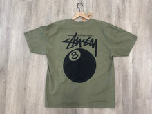 Load image into Gallery viewer, Stussy 8 Ball Pigment Dyed Tee Olive