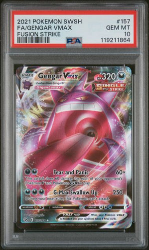 Gengar VMAX - 157/264 - PSA 10