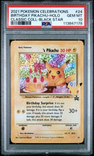 Load image into Gallery viewer, Birthday Pikachu - 24 - PSA 10