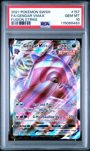 Gengar VMAX - 157/264 - PSA 10
