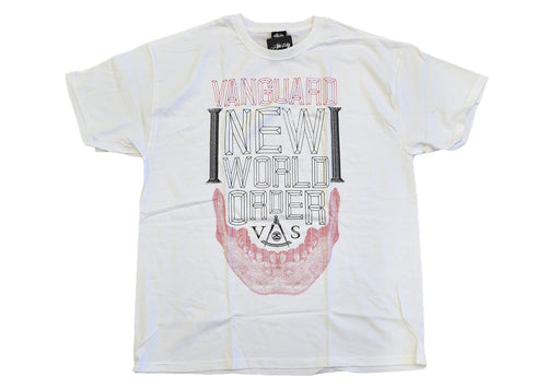 Stussy Milano 5 Year Anniversary Vanguard White T-Shirt