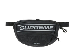 Supreme Logo Waist Bag Black