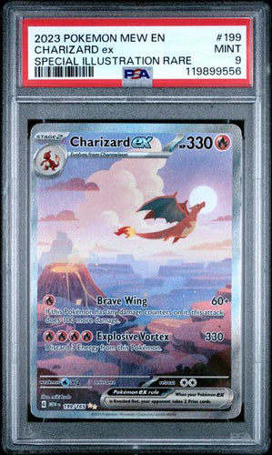 Charizard ex - 199/165 - PSA 9