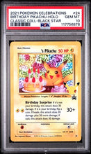 Load image into Gallery viewer, Birthday Pikachu - 24 - PSA 10