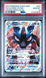 Lucario Vstar - SWSH 291 Promo - PSA 10