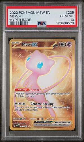 Mew ex - 205/165 - PSA 10