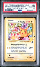 Load image into Gallery viewer, Birthday Pikachu - 24 - PSA 10