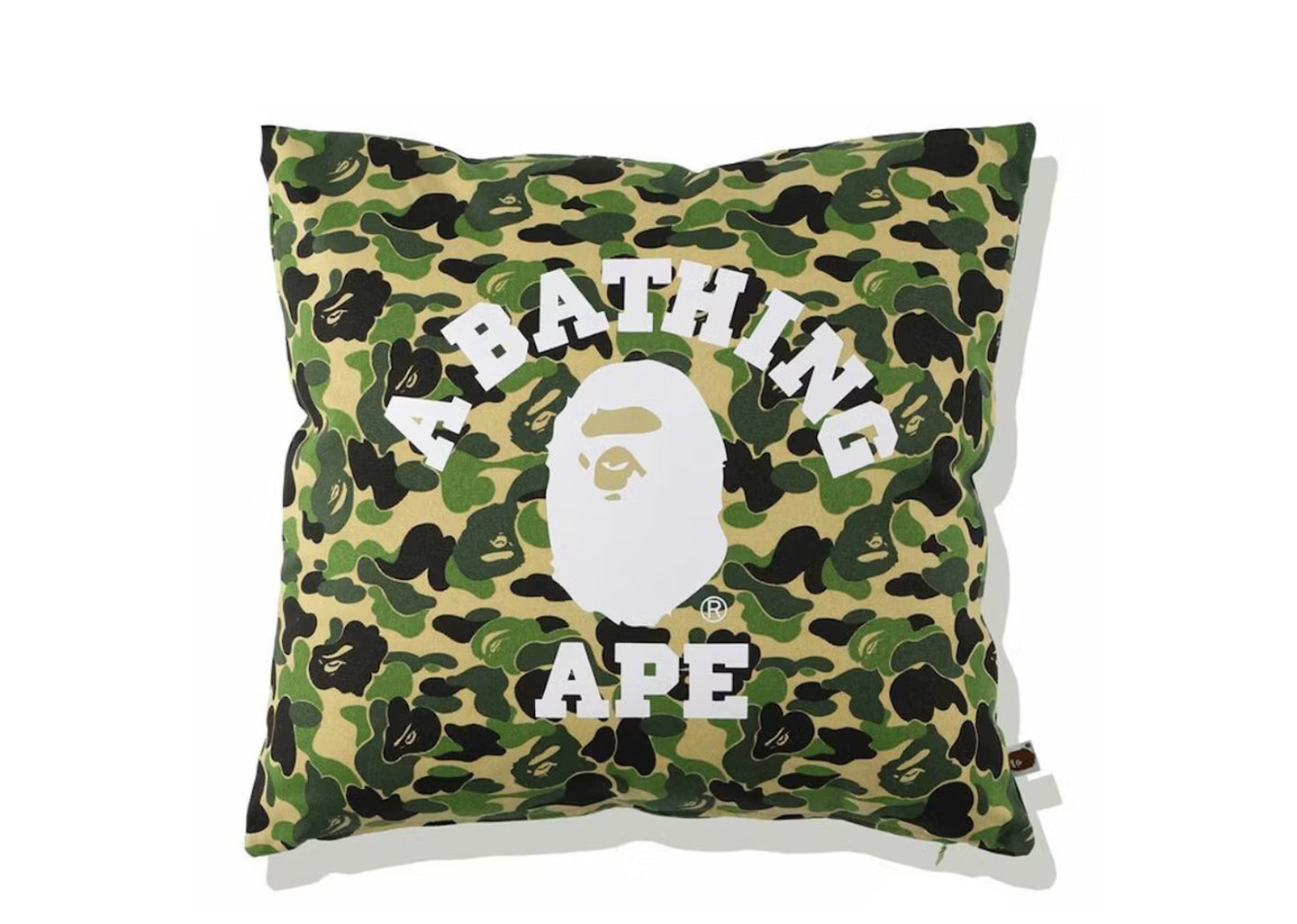 BAPE ABC Camo College Square Cushion Green