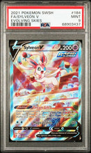 Load image into Gallery viewer, Sylveon V - 184/203 - PSA 9