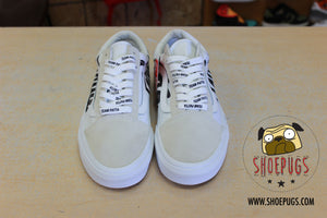 Vans Old Skool Patta Mean Eyed Cat (White)