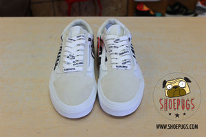 Vans Old Skool Patta Mean Eyed Cat (White)